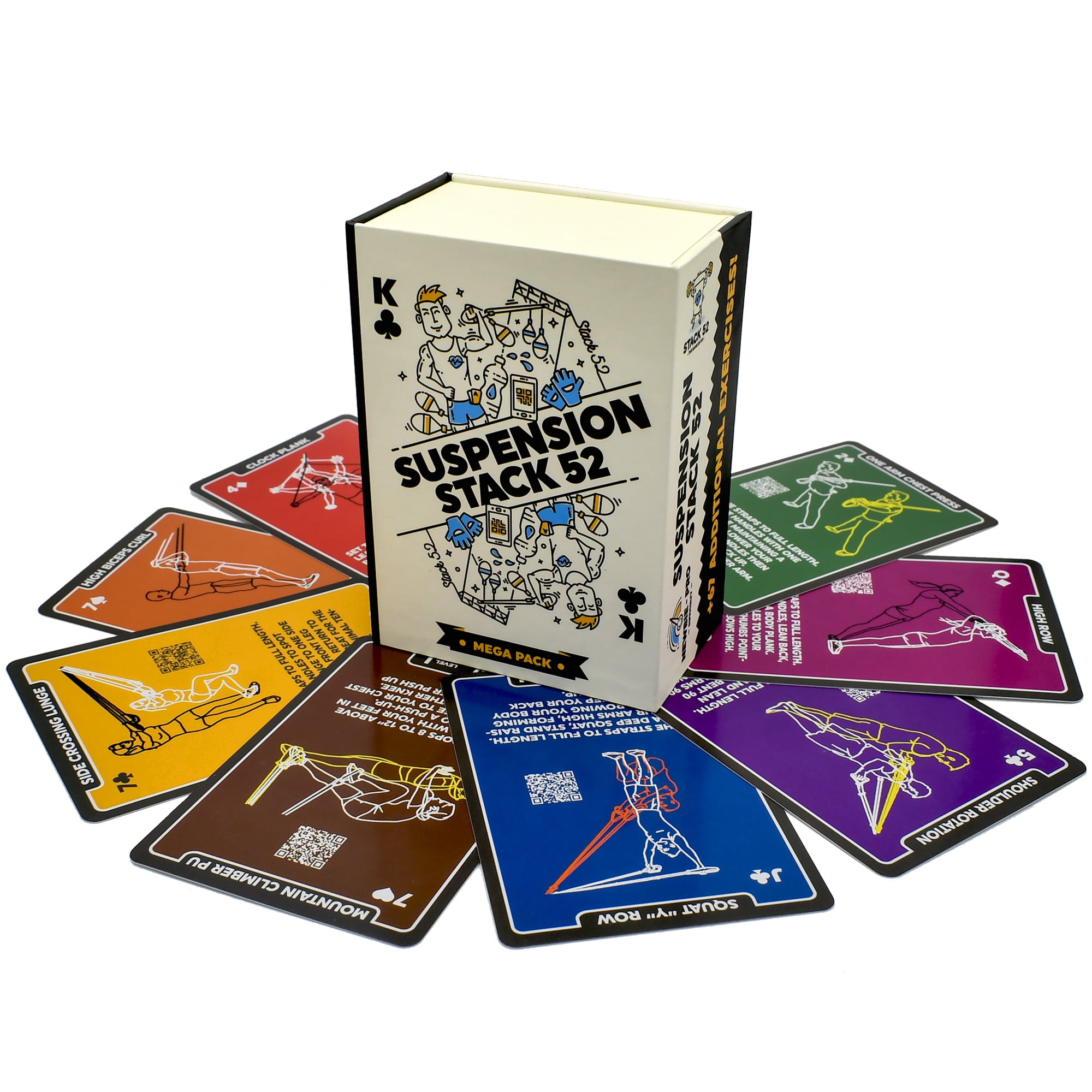 Stack 52 Suspension Exercise Cards Compatible with All Suspension ...