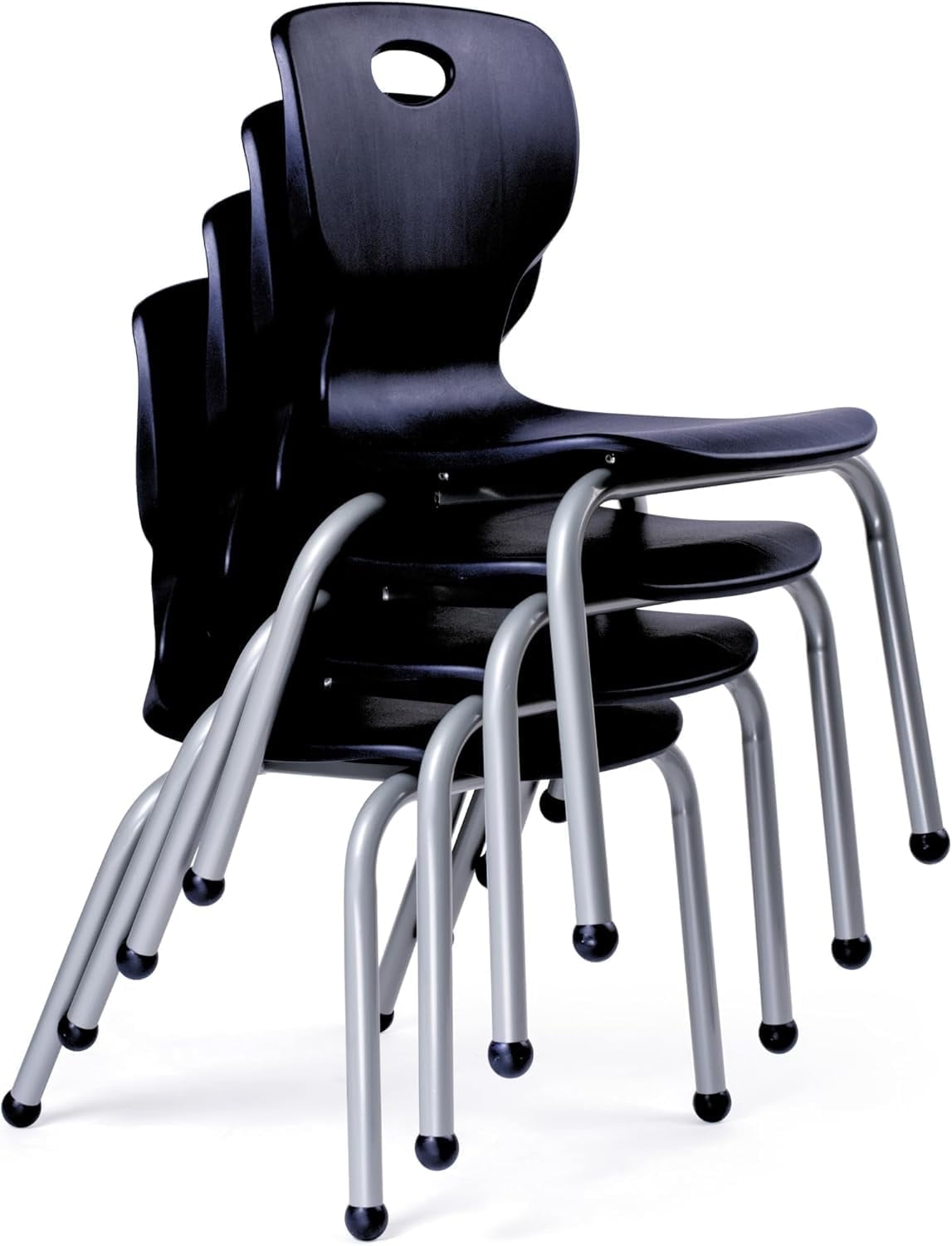 Schooled Student Stackable Chairs Ergonomic Molded Seat Shell Classroom ...