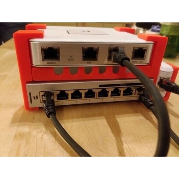 Stack Holder Mount For Unifi Usg-3P, Usw-8-60W Switch & Uc-Uck Cloud Key