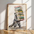 Stack Of Books Poster, Lover, Bookish, Reading, Bookworm, Study Room ...