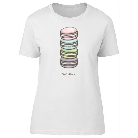 Stack Of Multiple Macaroon T-Shirt Women -Image by Shutterstock, Female Medium