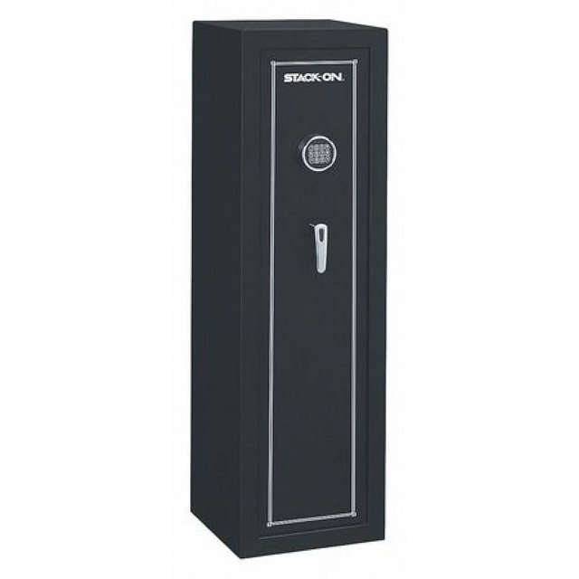 StackOn 10 Gun Safe, Electronic Lock, Matte Black