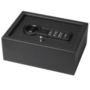 Stack-On PDS-1800-E Drawer Safe 12 In. x 8.75 in. x 4.5 in. with Electronic Lock   Black