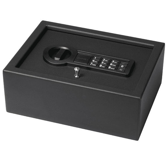 Stack-On PDS-1800-E Drawer Safe 12 In. x 8.75 in. x 4.5 in. with Electronic Lock Black