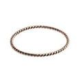 thumbnail image 1 of Stack Rings for Women Silver Gold Rose Thin Stacking Rings, Stacked Rings for Women, Stackable Rings (5 US, Rose Gold Filled/ Twisted wire), 1 of 8