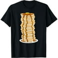 thumbnail image 1 of Stack o' Pancakes T-Shirt Funny For Breakfast Lovers, 1 of 4