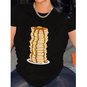 Stack o' Pancakes T-Shirt Funny for Breakfast Lovers T-Shirt