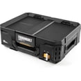 thumbnail image 1 of – StackTech Lockable Tool Box, Modular Storage with Auto-Locking System, IP65 Protection & Accessory Rails (TB-B1-B-30), 1 of 9