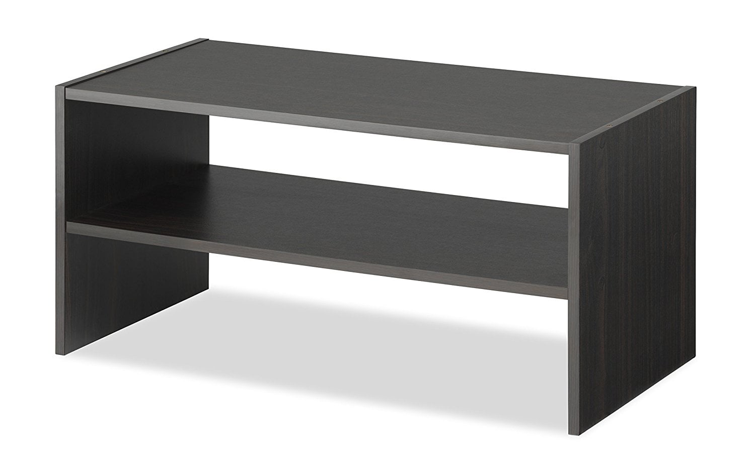 Stackable 24" Wide 2Shelf Storage Organizer Espresso