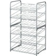 thumbnail image 1 of Stackable 3-Tier Canning Rack Cabinet Storage Rack (2-Piece Set), 1 of 3