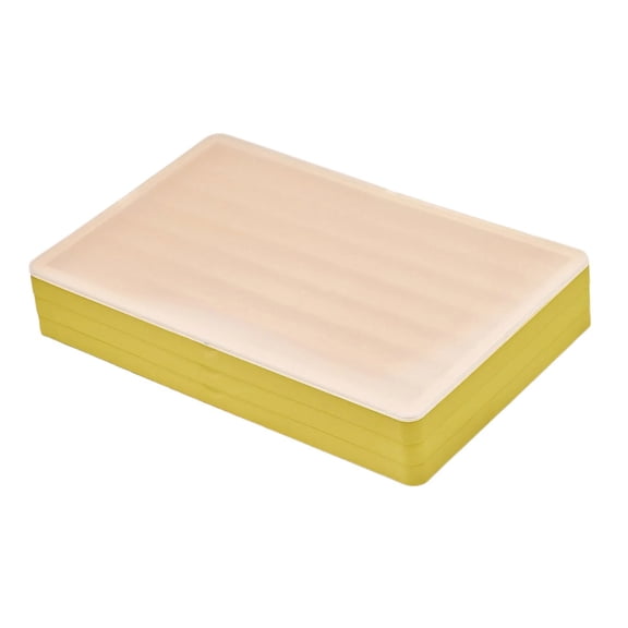 Stackable 3 Tiers Keycap Storage Box With Removable Clear Trays For Keyboards Enthusiasts