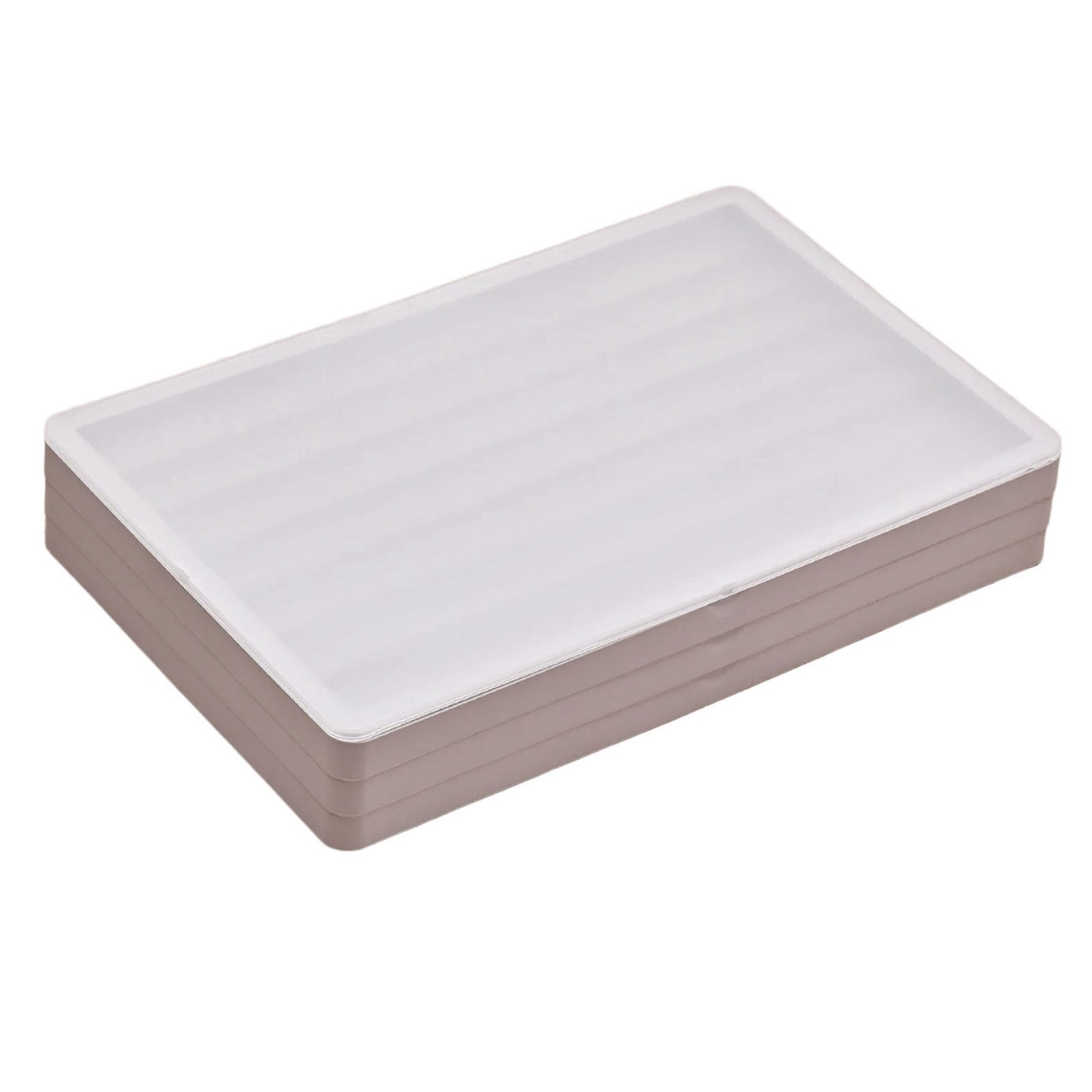 Stackable 3 Tiers Keycap Storage Box With Removable Clear Trays For ...