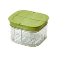 thumbnail image 1 of Stackable 4 Compartment Food Box, Ventilated Kitchen Containers with Removable Lids for Produce Leftovers Space Saving Design, 1 of 9