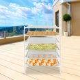 thumbnail image 1 of Stackable 6 Layer Sweater Drying Rack Laundry Clothes Mesh Net Dryer Stand Green, 1 of 22