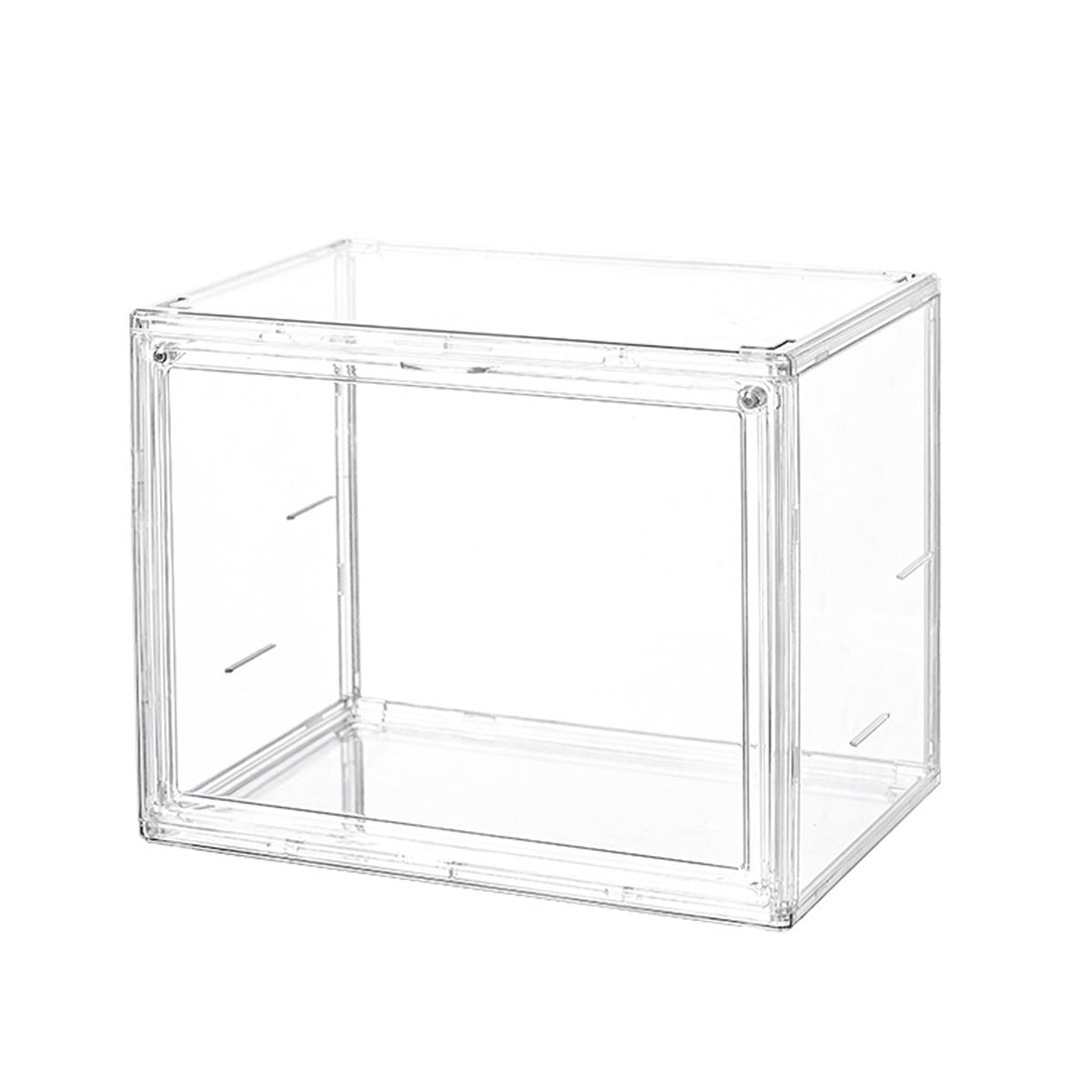 Stackable Acrylic Display Case with Shelves—Collectibles Organizer for