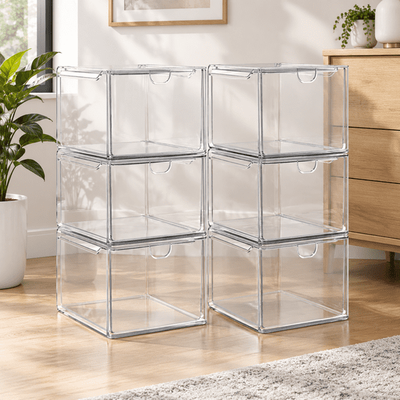 Stackable Acrylic Storage Drawers, Small