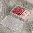 thumbnail image 1 of Stackable Airtight Food Storage Containers 1-Pack Plastic Meal Prep Containers with Lids Freezer-Safe Fridge Organizer Divided Compartments, 1 of 7