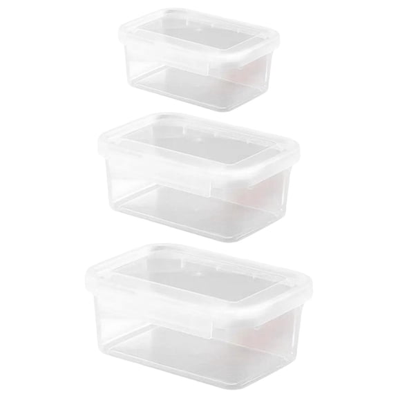 Stackable Airtight Storage Containers With Lids Leak Proof&Reusable,Airtight Food storage Plastic container Ideal for Fridge Organization Meal Prep Leftovers & Storage,3pcs