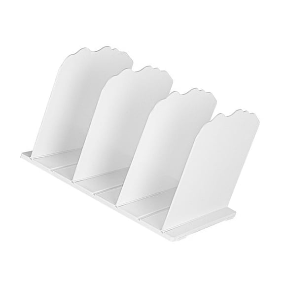 Stackable Bag Shelf Organizers Efficient Closet Division Bag Storage Holder Rack