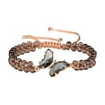 thumbnail image 1 of Stackable Bracelet For Women Bronze Beaded Bracelets Butterfly Charms Healing Stone Bracelet Adjustment Bracelets Christmas Gifts For Women, 1 of 4