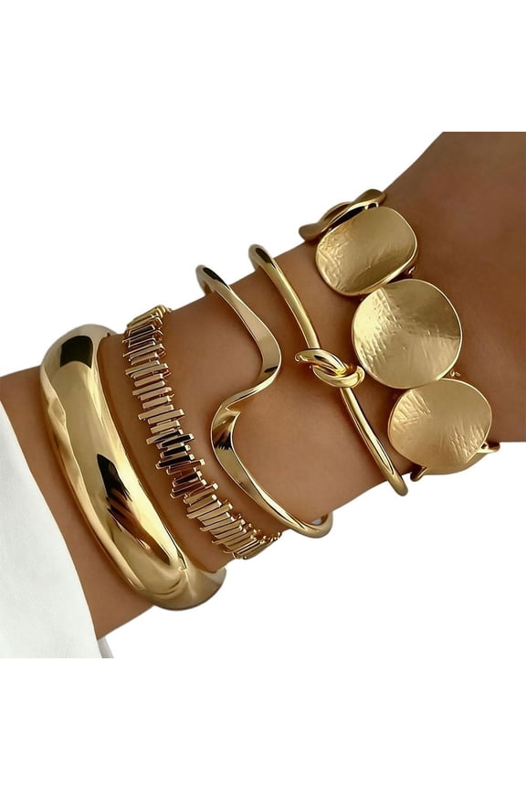 Stackable Bracelets for Women Chunky Bracelets for Women for Everyday Layering, Casual Outfits, and Boho- for Fashion-Forward Woman, Jewelry Collectors, and Gift Shoppers