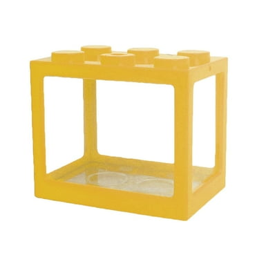 Stackable Building Blocks Betta Fish Tank Aquarium Creative Fish Tank уъ N8Y9