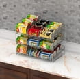 thumbnail image 1 of Stackable Can Rack Organizer, Chrome Finish, Holds Up to 36 Cans, Spacious & Adjustable Kitchen Pantry Storage, 1 of 6