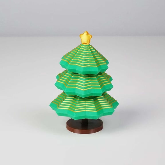 Stackable Christmas Tree Fidget Toy, Rotating Spinning Tower Stress Relief Sensory Decompression Toy, Desktop Holiday Ornament Gift for Kids Adults
