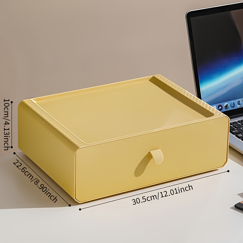 Stackable Clear Drawer Organizer - Expandable Desktop Storage for ...