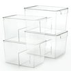 IRIS USA Extra Large 72 Qt. Locking Clear Plastic Storage Bins ...