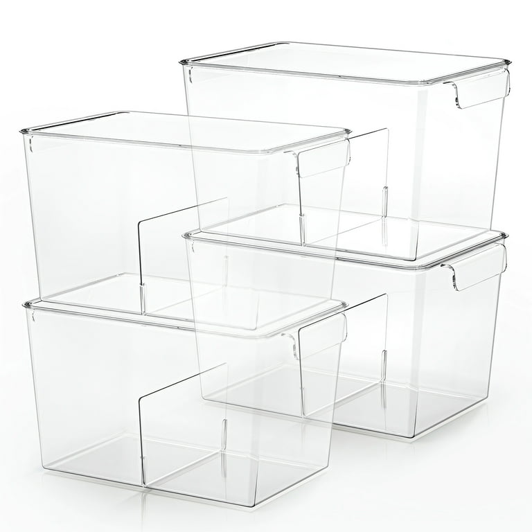 Clear acrylic storage bins online