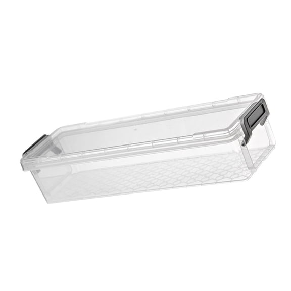 Stackable Clear Storage Containers with Lids, Organizing Bins for Desk Drawer Home Accessories