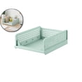thumbnail image 1 of Stackable Clothes Storage Basket Organizer Sliding Cabinet Drawer Shelf DIY Divider Separator Desktop Container for Wardrobe Cupboard Kitchen Bathroom Office, 1 of 6