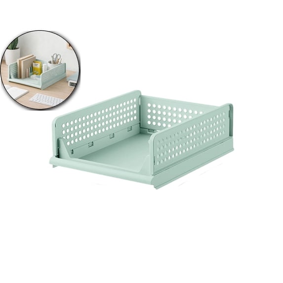 Stackable Clothes Storage Basket Organizer Sliding Cabinet Drawer Shelf DIY Divider Separator Desktop Container for Wardrobe Cupboard Kitchen Bathroom Office