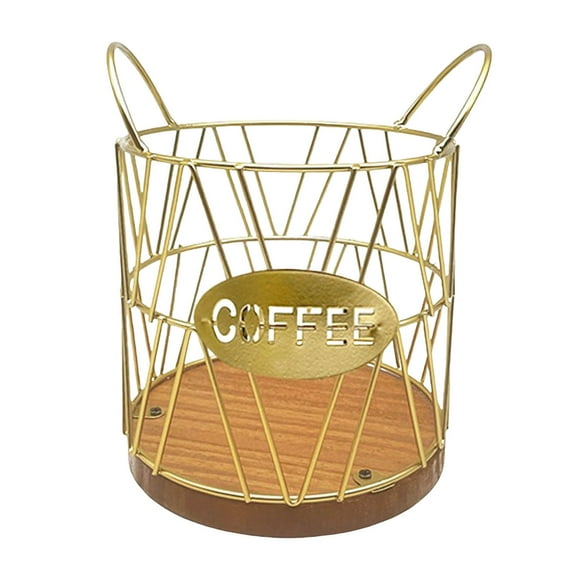 Space Saving Coffee Pod Holder and Storage Organizer for Efficient Kitchen Counter and Home Coffee Bar Organization