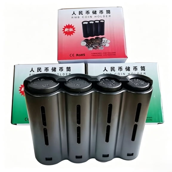 Stackable Coin Storage Tube, Large Capacity Circular Container for Long-Term Coin Collecting