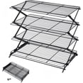 thumbnail image 1 of Stackable Cooling Rack 4-Tier Design for Drying Cooking Baking Essentials, 1 of 8