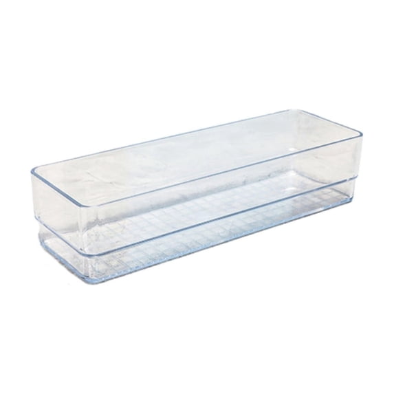 Stackable Cosmetic Drawer Makeup Organizer Rectangular Plastic Multi Size Trays Small Makeup Classification Storage For Makeup Brush Lipstick Puff Home