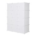 Stackable Cube Storage DIY Plastic Modular Closet Storage
