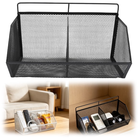 Stackable Cup Rack Shelf - Transparent Plastic Cup Holder - Kitchen Cabinet Organizer - Space Saving Cup Storage Rack - 1 Pack - Black