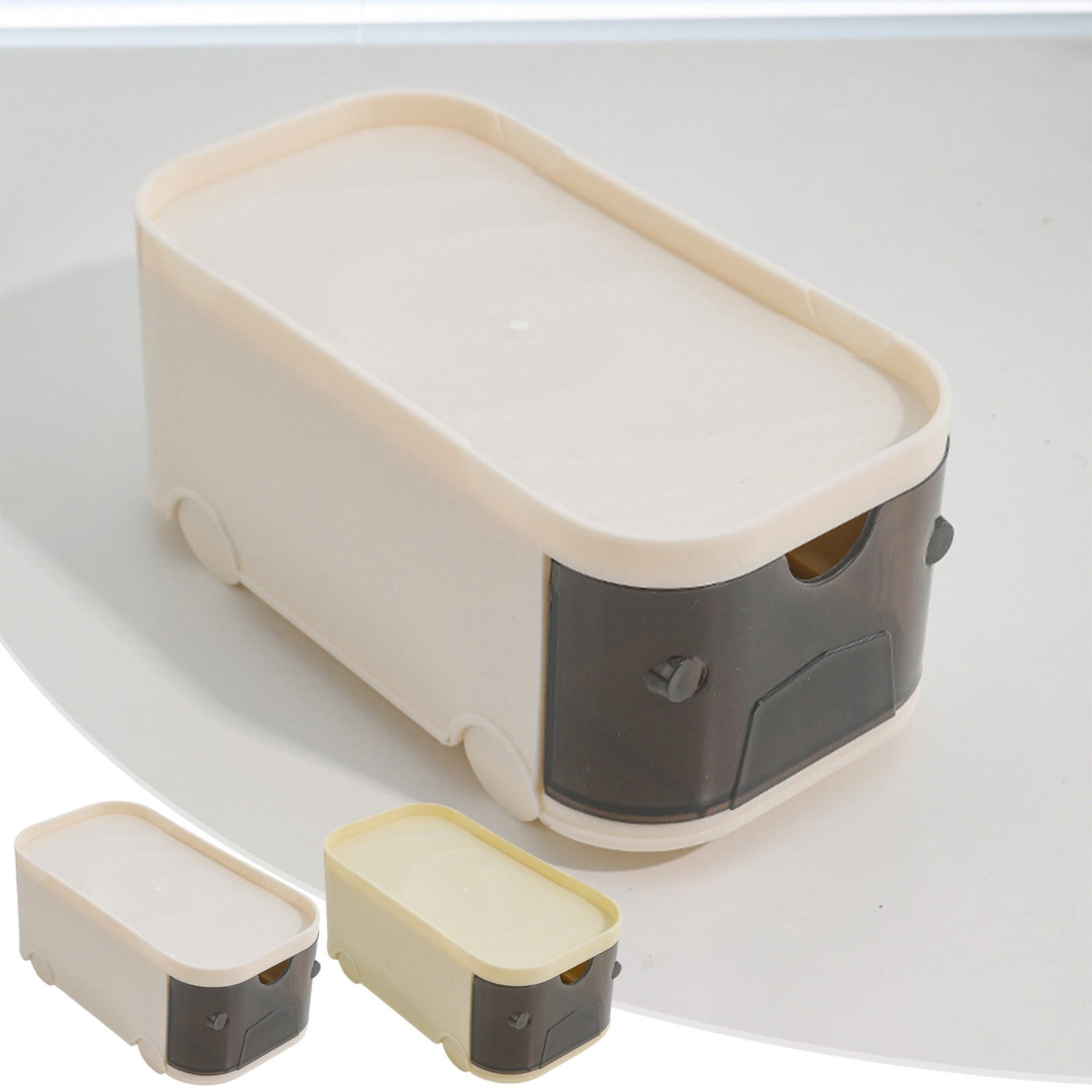 Stackable Desktop Drawers,Mini Desk Organizer Desktop Drawer,Plastic ...