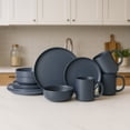 thumbnail image 1 of Stackable Dinnerware Set,12 Piece Stoneware Dinnerware Sets With Mugs Microwave And Dishwasher Safe Stackable Matte Glaze Kitchenware, 1 of 9