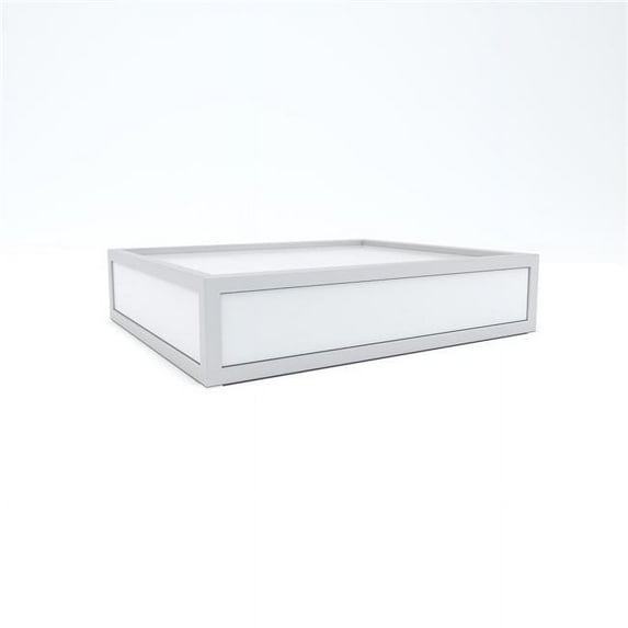 Stackable Display Riser Platform, Gloss White - Large