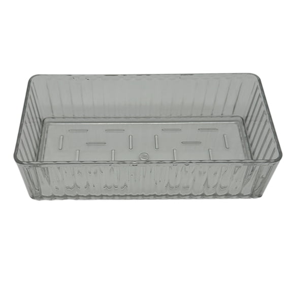 Stackable Drawer Organizer, Clear Acrylic Storage Bins with Built-In Drawer, Transparent Desktop Divider Tray for Cosmetic, Makeup, Office Supplies, Bathroom Vanity and Home Organization