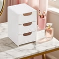 thumbnail image 1 of Plastic Stacking Drawer Organizer, Sliding Drawer Storage Unit for Bedroom Kitchen Office, Stackable Under Sink Pantry Bathroom Organizer, 1 of 7