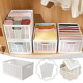 thumbnail image 1 of Stackable Drawer Storage Organizer Box with Dividers for Underwear, Socks and Wardrobe Closet Organization, 1 of 3