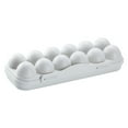 thumbnail image 1 of Stackable Egg Holder for Fridge - Plastic Egg Container for Refrigerator 12 Count - Fresh Egg Storage Box - Reusable Egg Carton Organizer - Portable Egg Holders for Fresh Eggs, 1 of 7