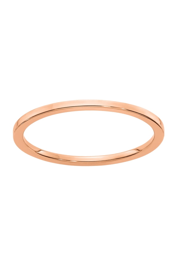 10 Karat Rose Gold 1.2mm Flat Band