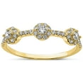 thumbnail image 1 of Stackable Expressions 10 Karat Yellow Gold Cubic Zirconia Ring, 1 of 7