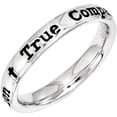 thumbnail image 1 of Stackable Expressions Sterling Silver Lyric True Companion Ring, 1 of 5